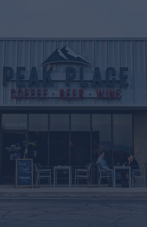 Peak Place coffee and wine bar in downtown Colorado Springs